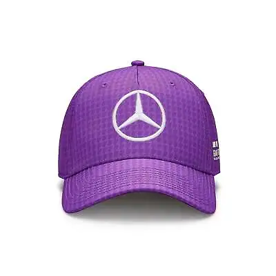 Mercedes AMG Petronas F1 Lewis Hamiilton Driver Baseball Cap Neon Purple • £28