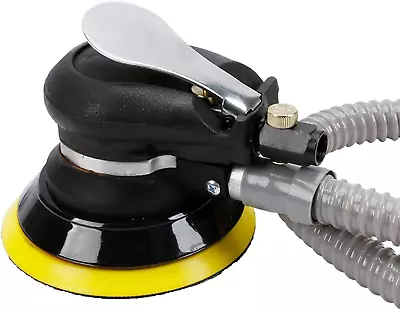 5-Inch Self-Vacuuming Air Random Orbit SanderDual Action Palm Sander With Hose • $55.99