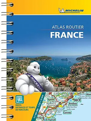 France - Mini Atlas: Mini Atlas Spiral (Michelin Road Atlases) • £7.35