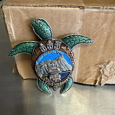 Navy Chief Turtle Hawaii Leave No Doubt Island Warrior Cpo Coin • $35