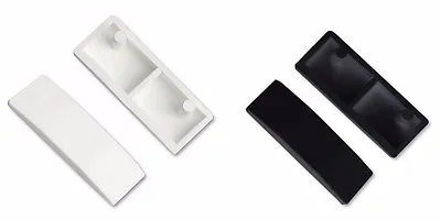 20 X Upvc / Aluminium Window Handle Cockspur Wedges Strike Plate White Or Black • £5