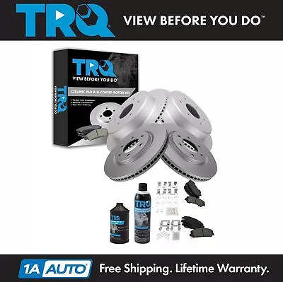 TRQ Front And Rear Brake Pad & Rotor Kit Fits 17-19 Nissan TITAN • $315.95