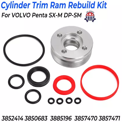 Trim Ram Rebuild Kit For Volvo Penta SX-S SX-M Cylinder 3857470 3854247 3857471 • $41.99