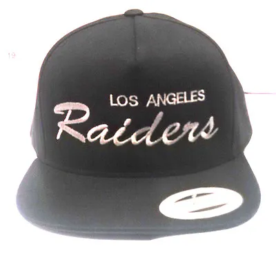 Baseball Cap NWA LA Raiders Ice Cube Easy-E Snapback Flat Bill Throwback • $25