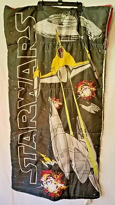 Vintage 1999 Star Wars Sleeping Bag Kids Phantom Menace • $18