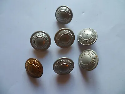 $19.57 • Buy FOREIGN LEGION 7 ANTIQUE BUTTONS 23mm 21mm Different Factories 