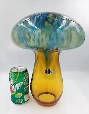 2024 BLENKO Art Glass MUSHROOM  SUNRISE  Large Decorative Display Piece RARE • $599