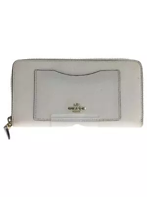 COACH Long Wallet All Leather PNK Solid Color Women's • £71.16