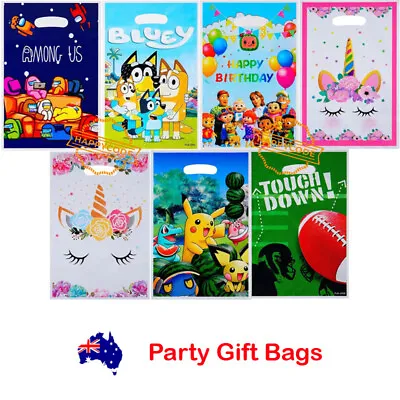 $3.75 • Buy Party Gift Bags Candy Favour Bags Loot Bags For Birthday AU 10Pcs 11 Styles