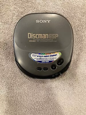 Vintage SONY Discman ESP D-247 Compact Disc CD Player Works! • $27.50