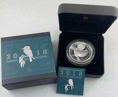 2018 Australia High Relief 5oz Silver Kookaburra Proof Coin - Perth Mint - • $595