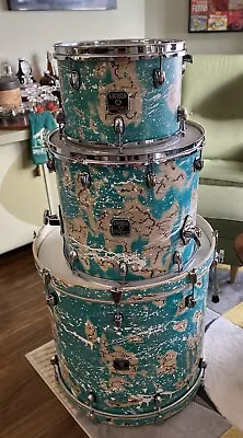 Gretsch Catalina Drum Set Custom Splatter Paint Finish • $400