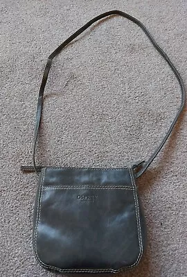£2.99 • Buy Osprey Grey Leather Shoulder Bag Brand New Without Tags