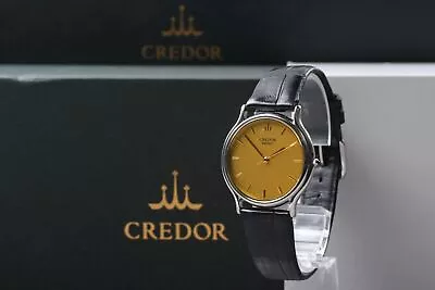 [ MINT ] 2009 SEIKO Credor Signo GCAR051 8J81-6A30 Gold Men's Watch  From JAPAN • $436.45