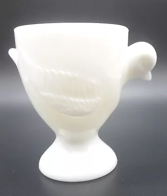 Westmoreland White Milk Glass Chick Egg Cup Oversized • $17.49