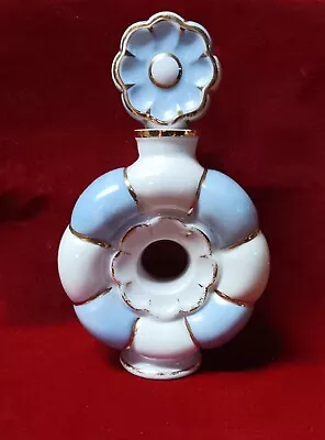 Vintage Irice Germany Us Zone Blue White Perfume Bottle • $9.99