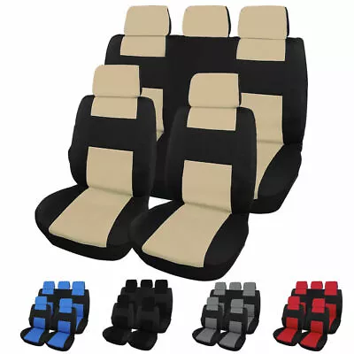 Full Set Car Seat Cover Front Back Protector Fit For Most Car SUV Trunk Van • $9.98