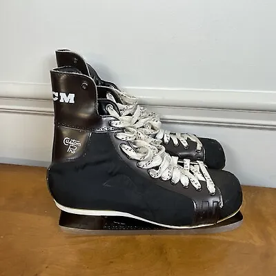 Vintage CCM Custom Pro Ice Hockey Skates 11 M • $26.99