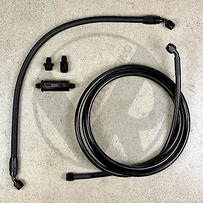 96-01 Acura Integra K Swap Tucked Stainless Steel Fuel Feed Line 6AN K Tuned K20 • $249.95