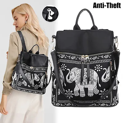 £17.99 • Buy Women's Backpack Rucksack Travel School Shoulder Bags Handbag Anti-Theft Fashion