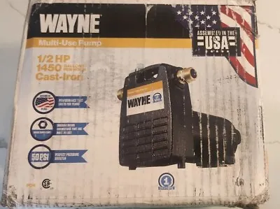 WAYNE PC4 1/2 HP Cast Iron Multi-Purpose Pump With Suction Strainer Model:55832 • $145.99