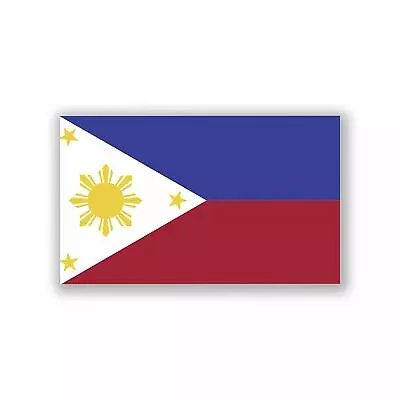 $17.95 • Buy Philippine Flag Vinyl Decal Stickers Pinoy Pilipinas Filippino Filipina 5x3