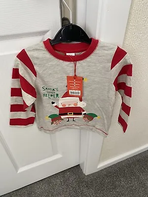 Boys Christmas Long Sleeve T-Shirt 9-12 Months BNWT L👀K • £2.50