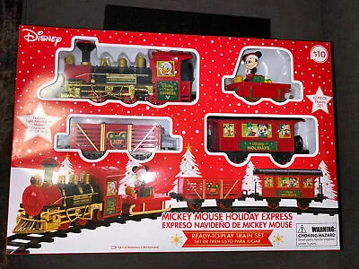 Disney Mickey Mouse Holiday Express 12 Piece Train And Track Set NEW • $7.99