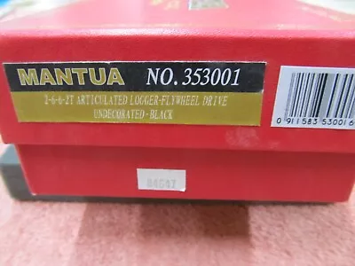 Mantua HO 2-6-6-2 T Articulated Saddle Tank Logger 12 Wheel Drive DCC Ready • $189