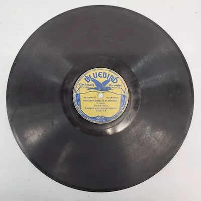 $279.99 • Buy VTG Jimmie Davis Blue Bird Easy Rider Blues B 5570-B Vinyl Records 78 Shellac