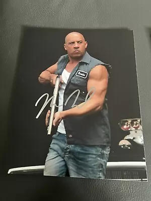 Personally Signed Vin Diesel 8x10 Fast And Furious COA From Top Seller Amazing • $189.80