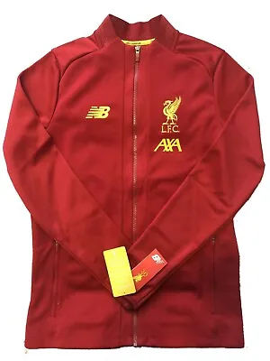 New Balance Liverpool FC Game Jacket Mens Red 2019/20 LFC Small PL Champions NB • £34.95
