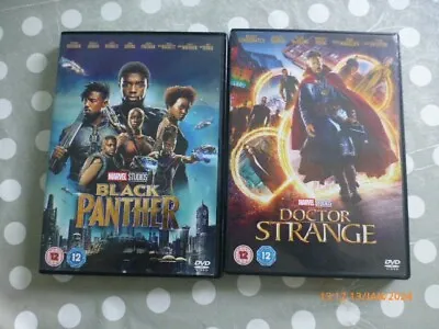 2 Marvel DVD's - Doctor Strange & Black Panther • £4.99