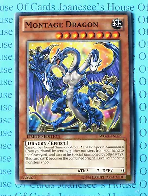 Montage Dragon WGRT-EN023 Yu-Gi-Oh Card Limited Edition New • $3.61