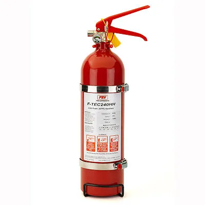 FEV FTEC 2.4L Hand Held Fire Extinguisher (Approved For International Rally Use) • £95.50