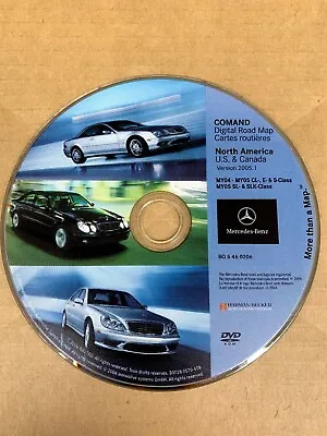 MERCEDES-BENZ Navigation DVD For Comand W/ Case BQ 6 46 0209 (CL S E SL SLK CLS) • $35.98