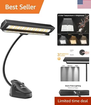 Super Bright Rechargeable Music Stand Light - Dimmable USB-C For Grand Piano • $53.99