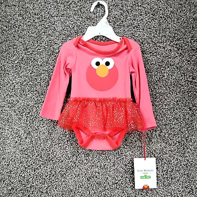 Elmo Sesame Street Baby Girl’s Tutu Bodysuit Size 3-6 Months New With Tags • $19.99