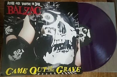 BALZAC - Came Out Of The Grave Purple Vinyl Lp Misfits Samhain Ramones NOFX • $55