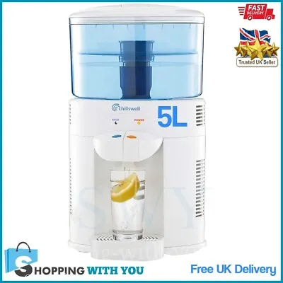 Drinking Water Dispenser Filter Machine Cooler 5L Cool Drink Office Table Top • £141.99