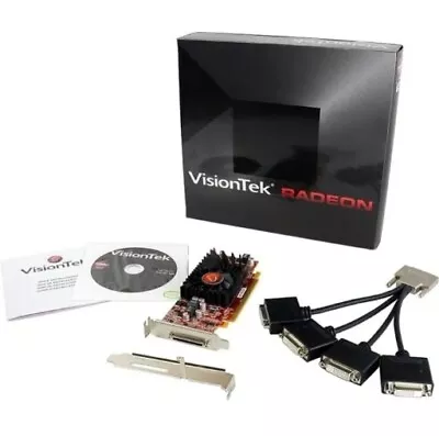 Visiontek Radeon HD 5570 650 MHz 1GB DDR3 PCIe 2.0 X16 Low-Profile Graphic Card • $137