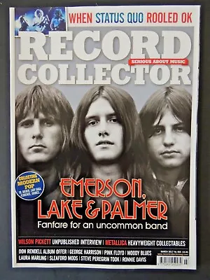 Record Collector Music Magazine EMERSON LAKE & PALMER  #464 Mar 2017 • $2