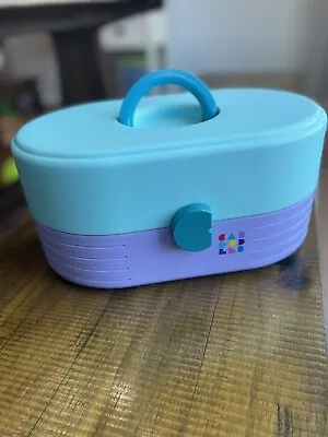 Vintage Caboodles Makeup Organizer Storage Case 2615 Purple And Teal Large • $18