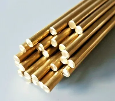  Brass Rod Bar 4mm Round Stock Metal 50 100 150 200 300 Or 600mm Long CZ121 • £1.50