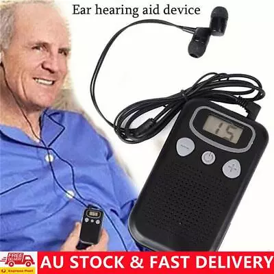 NEW Hearing Aid Device Booster Adjustable Sound Voice Amplifier Ear Enhancer • $16.59