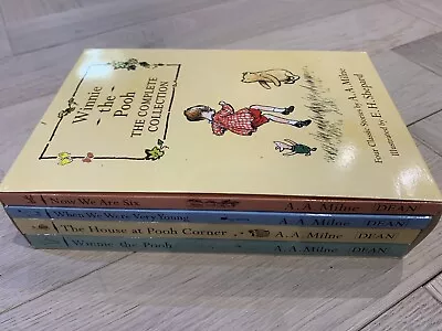 Winnie-the-Pooh The Complete Fiction Collection 4 Books Box Set By A. A. Milne • £8