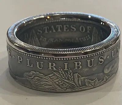 Coin Ring - *Authentic* Morgan Silver Dollar Quality Hand Crafted Custom Size 11 • $109