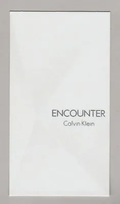 Advertising Card - Advertising Card - Calvin Klein Encounter (Silver) • £2.36