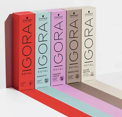 10x Schwarzkopf Igora Royal Permanent Hair Colour Dye 60ml *Choose Colour* • $179.95