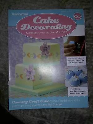 Deagostini Cake Decorating Magazine ISSUE  155 Country Craft Cake  • £1.49